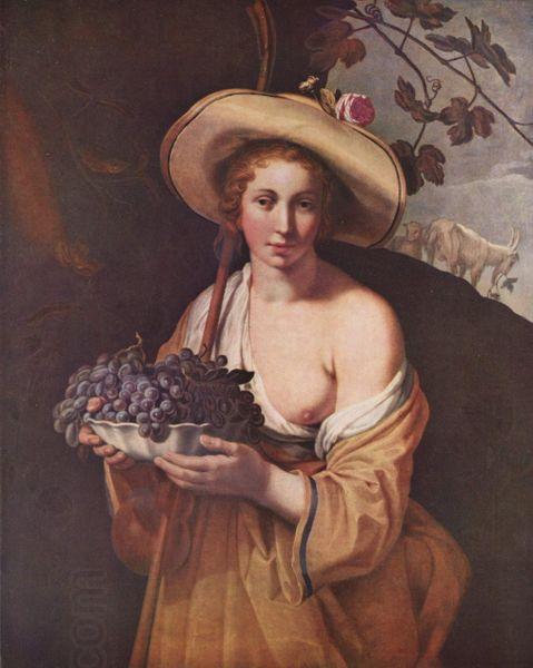 BLOEMAERT, Abraham Shepherdess with Grapes China oil painting art